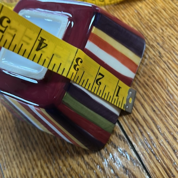 Pampered Chef Small Simple Additions bowl.  Great dip bowl. Stripes. - Picture 5 of 7